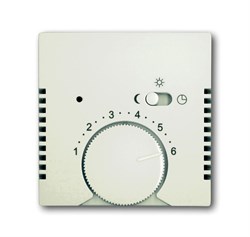 Плата центральная (накладка) для механизма терморегулятора 1095 U/UF-507, 1096 U, серия Basic 55, цвет chalet-white - фото 110459