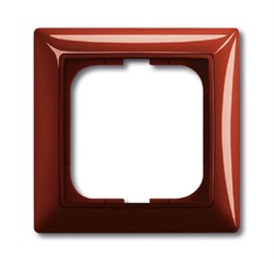 Рамка 1-постовая, серия Basic 55, цвет foyer-red - фото 110577