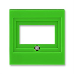 Накладка ABB Levit для розеток USB / HDMI / VGA зелёный - фото 118312