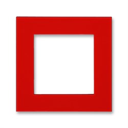 Сменная панель ABB Levit на рамку 1 пост красный - фото 118836