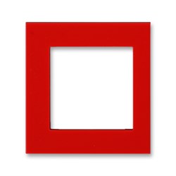 Сменная панель ABB Levit внешняя на многопостовую рамку красный - фото 118879