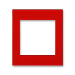 Сменная панель ABB Levit промежуточная на многопостовую рамку красный - фото 118926