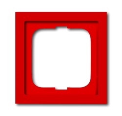 Рамка 1-постовая, серия Future Linear, цвет красный - фото 119764