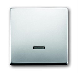 Клавиша для светорегулятора 6550 U-10x, 6560 U-101, 6593 U, 6526 U реле 6401 U-10x, 6402 U, серия pure/сталь - фото 120009