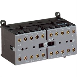 Мини-контактор реверсивный VBC6A-30-10-01 (9A при AC-3 400В), катушка 24В DC, с винтовыми клеммами - фото 120251
