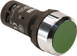 Кнопка CP2-30G-01 зеленая с фиксацией 1HЗ - фото 124444