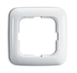 Рамка 1-постовая, серия Reflex SI, цвет альпийский белый - фото 124906