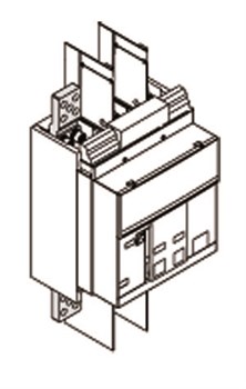 Комплект силовых выводов стационарного выключателя EF E1.2 F 4шт - фото 129105