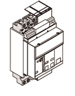 Комплект силовых выводов фиксированной части FC CuAl 4x240 E1.2 W FP 3шт - фото 129131