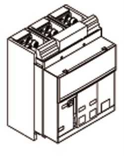 Комплект силовых выводов стационарного выключателя F на верхние выводы E4.2 F 3шт - фото 129196