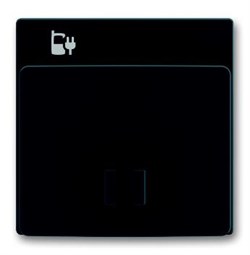 Плата центральная (накладка) для блока питания micro USB - 6474 U, серия Future/Axcent/Carat/Династия, цвет антрацит - фото 131137