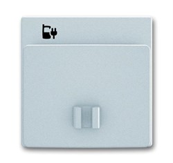 Плата центральная (накладка) для блока питания micro USB - 6474 U, серия Future/Axcent/Carat/Династия, цвет слоновая кость - фото 131138