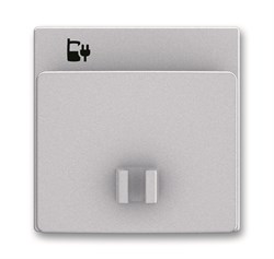 Плата центральная (накладка) для блока питания micro USB - 6474 U,серия Future/Axcent/Carat/Династия, цвет серебристый алюминий - фото 131139
