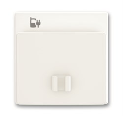Плата центральная (накладка) для блока питания micro USB - 6474 U, серия Future/Axcent/Carat/Династия, цвет белый бархат - фото 131141