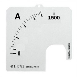 Шкала для амперметра SCL-A5-1500/72 - фото 136866