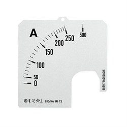 Шкала для амперметра SCL-A5-4000/72 - фото 137202