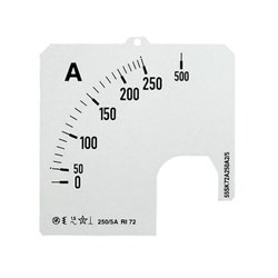 Шкала для амперметра SCL-A1-100/96 - фото 137241