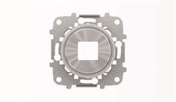 Накладка для механизмов зарядного устройства USB, арт.8185, серия SKY Moon, кольцо хром - фото 137834