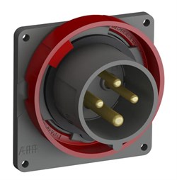 Вилка с прямым фланцем Easy&Safe 316EBU6W,16A,3P+E,IP67,6ч - фото 138645