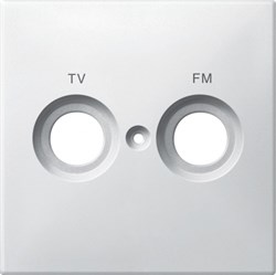 MERTEN ЦЕНТРАЛЬНАЯ ПЛАТА с маркировкой TV+FM, ПОЛ.БЕЛЫЙ, SD - фото 153605