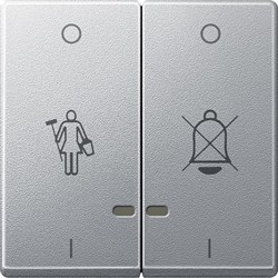 MERTEN КЛАВИША двойн.с ок.д/свет.инд.пикт."горничная""переч.звон.", АЛЮМИНИЙ, SM - фото 155783 MERTEN КЛАВИША двойн.с ок.д/свет.инд.пикт."горничная""переч.звон.", АЛЮМИНИЙ, SM - фото 155783