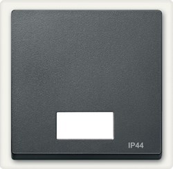 MERTEN КЛАВИША Х1 с окошком д/световой индикации IP44, АНТРАЦИТ,SM - фото 157110