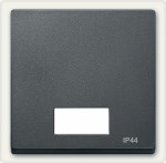 MERTEN КЛАВИША Х1 с окошком д/световой индикации IP44, АНТРАЦИТ,SM - фото 157113