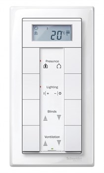 MERTEN M-Smart РАМКА 2 поста б/перегородки, ПОЛ.БЕЛЫЙ, SM - фото 158101