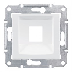 SEDNA АДАПТЕР для 1 коннектора RJ45, KRONE, кат. 5e, кат. 6, UTP, БЕЛЫЙ - фото 162417