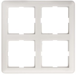 W59 4-постовая (2X2) РАМКА, БЕЛЫЙ - фото 167640