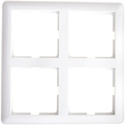 W59 4-постовая (2X2) РАМКА, БЕЛЫЙ - фото 167641