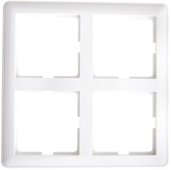 W59 4-постовая (2X2) РАМКА, БЕЛЫЙ - фото 167643