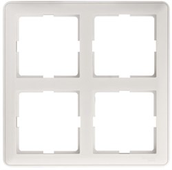 W59 4-постовая (2X2) РАМКА, БЕЛЫЙ - фото 167645