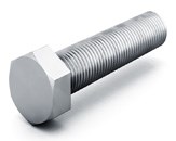 Болт М12х45 DIN 933 полнонарезной, класс прочности 5.8, термодиффузия - фото 196373