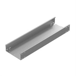 Промышленный лоток кабельный неперфорированный 400х110х3000, толщ. 2,0 мм, Сендзимир цинк - фото 196424