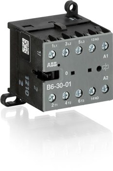 Мини-контактор B6-30-01-80 (9A при AC-3 400В), катушка 230В АС, с винтовыми клеммами - фото 93086