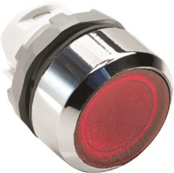 Кнопка MP2-21R красная (только корпус) с фиксацией с подсветкой - фото 93206