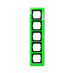 Рамка 5-постовая, серия axcent, цвет зелёный - фото 94775