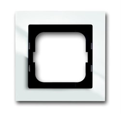 Рамка 1-постовая, серия axcent, цвет белый - фото 94894