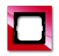Рамка 1-постовая, серия axcent, цвет красный - фото 95072
