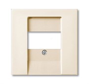 Плата центральная (накладка) для розеток громкоговорителя 0247, 0248, серия Basic 55, цвет chalet-white