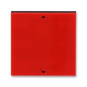 Управляющий элемент Busch-Jalousiecontrol®II ABB Levit с маркировкой красный / дымчатый чёрный