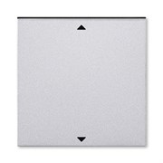 Управляющий элемент Busch-Jalousiecontrol®II ABB Levit с маркировкой серебро / дымчатый чёрный