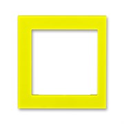Накладка на рамку ABB Levit 55х55 внешняя жёлтый