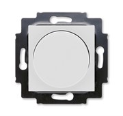 Светорегулятор ABB Levit поворотно-нажимной 60-600 Вт R серый / белый