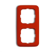 Рамка 2-постовая, серия ReflexSI, цвет красный