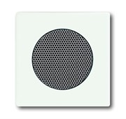 Плата центральная (накладка) для громкоговорителя 8223 U, серия Future/Axcent/Carat/Династия, цвет белый бархат