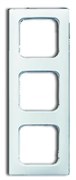Рамка 3-постовая для кабель-каналов, серия Reflex SI Linear, цвет альпийский белый