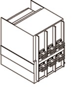 Комплект силовых выводов фиксированной части HR/VR E1.2 W FP 3шт