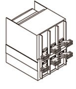 Комплект силовых выводов фиксированной части SHR E1.2 W FP 4шт